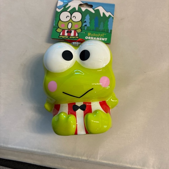 Keroppi Ornament with Red and Green Colors - Picture 1 of 3